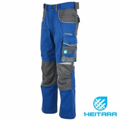 HEITARA® Arbeitshose Bundhose Hose Blau PREMIUM Arbeitskleidung Herren Gr. 46-58