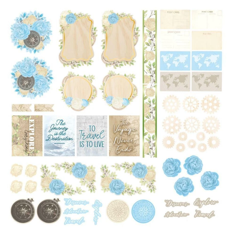 Couture Creations Ephemera Pack 59pc New Adventures - image 1 of 1