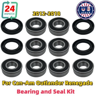 For Can-Am Outlander Renegade 12-2018 Rear Trailing Control Arm Bearing Seal Kit - Изображение 1 из 4