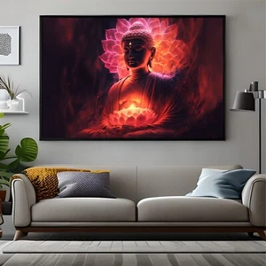 Buddha Wall Art The Picture Print On Canvas Bed Room Wall Art Painting - Picture 1 of 9