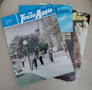 1972, 1973 The Texas Aggie Set Of 3 Magazines - Bild 1 von 4