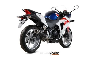 TUBO ESCAPE PARA HONDA CBR 250 R 2011 > 2014 MIVV GP Black INOX NEGRO NO KAT - Imagen 1 de 3