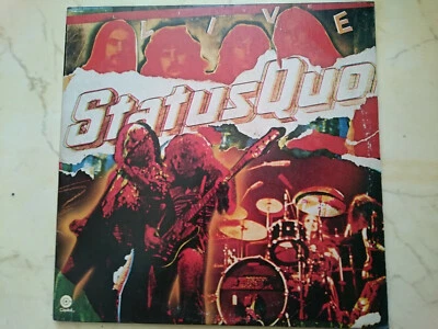 The Status Quo Live *US Rare Cover Do-Vinyl LP + Innersleeves* 1977 Capitol* - Photo 1/4