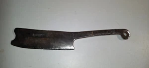 FEUILLE DE BOUCHER FENDOIR FOOGEE  ET ESTAMPILLEE - Picture 1 of 4