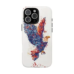 Bald Eagle USA Stars - Phone Ink Case for iPhone, Galaxy, Pixel - Picture 1 of 281