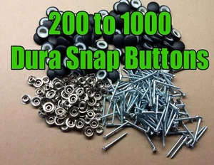 200-1000 DURA-SNAP POLSTERKNÖPFE #30-#36 & 3/4" -1 1/2" SCHRAUBBOLZEN - Bild 1 von 7