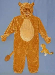 Disney Store Nala Lion King Costume-Kids XS 4/5-Plush Nala 8"-Activity Stickers - Picture 1 of 12