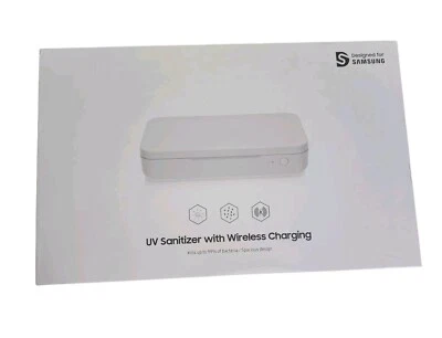 New Samsung Qi Wireless Charger with UV Sanitizer Designed For Samsung - Image 1 of 2