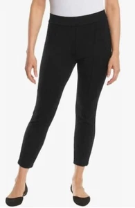 Anne Klein Ponte Pant Pull On Slimming Smoothing Tummy Control Black X-Small - Picture 1 of 4