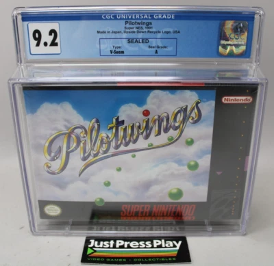 Pilotwings Super NES 1991 New/Sealed CGC Graded 9.2 A - Image 1 of 4