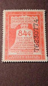 U.S. Revenue Stamp #RV16 Very Fine To Extra Fine Mint Never Hinged - Picture 1 of 2
