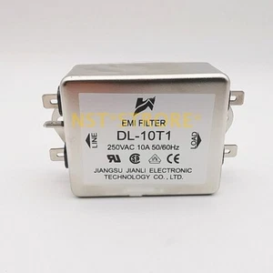 1pcs New EMI FILTER Single Phase AC Power Filter DL-10T1 250V 10A 50/60HZ - Picture 1 of 3