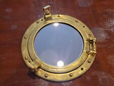 Brass Porthole Mirror 11 Inch Nautical Maritime Wall Decor Home Decor Item 