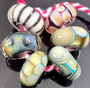 (Set of 6) Trollbeads Retired Forest Blessings Kit TGLBO-00002 - Picture 1 of 9