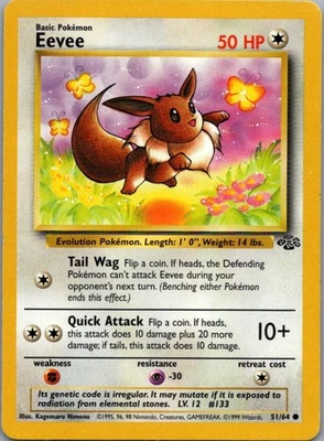 Eevee Common Jungle 51/64 MP - Image 1 of 2