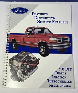 1994 Ford 7.3L DIT Turbocharged Diesel Engine Features Descript Service Manual - Picture 1 of 6