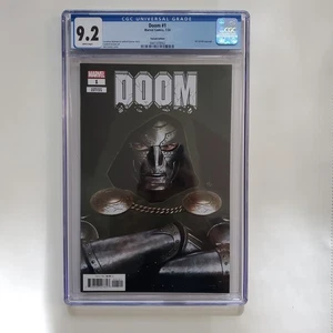 Cubierta variante Doom #1 CGC 9,2 MF DOOM 🔥 Marvel 2024 Dr. Doom MF Doom Tribute - Imagen 1 de 6