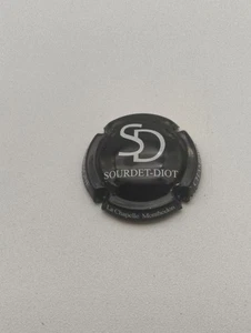 Champagner Deckel Sourdet Diot Schwarz Initialien - Bild 1 von 2