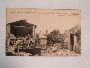 CPA 55 La Grande Guerre - Bombardement de VERDUN - Ruines - Imagen 1 de 2