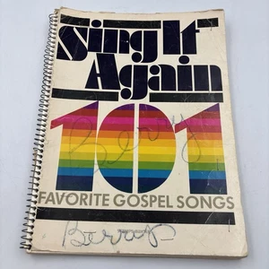 SING IT AGAIN 101 Favorite Gospel Songs Spiral Book 1981 Compiled by Ezra Knight - Picture 1 of 4