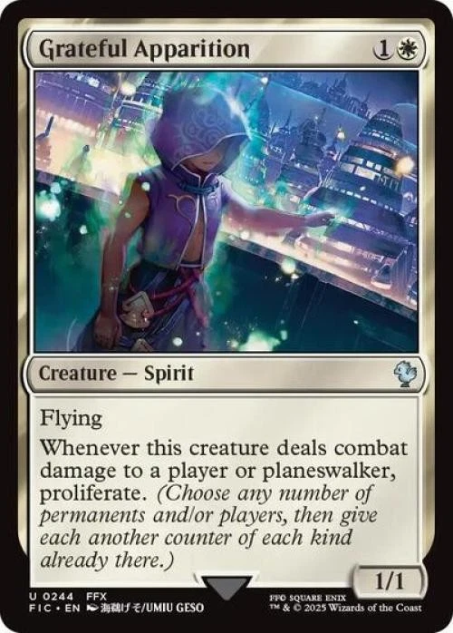 ~ Grateful Apparition ~ NM ~ Commander: FINAL FANTASY ~ MTG ~ - Image 1 of 1