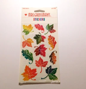 Mrs. Grossman's Stickers Lot of 3 Sheets Brand New in Package ~Posh Fall Leaves~ - Picture 1 of 1