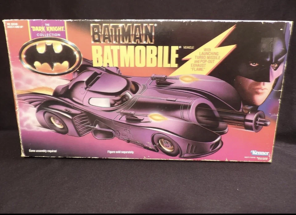 Batman Dark Knight Collection Batimóvil Kenner 1990 Vintage *Ver descripción* Foto 1 de 3