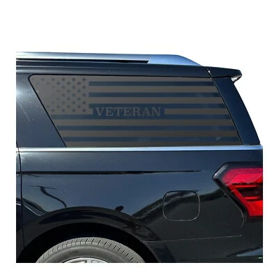 Calcomanías de bandera de Estados Unidos para Ford Expedition Max solo 2018-2024 tercera ventana Foto 1 de 4