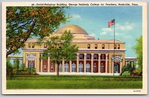 Vintage Nashville Tennessee TN George Peabody College für Frauen 1930er Ansichtskarte - Bild 1 von 2