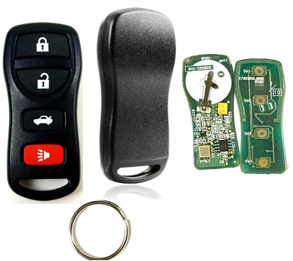 Nissan Infiniti 4 Botones Entrada Sin Llave Control Remoto Llavero Transmisor KBRASTU15 Foto 1 de 4