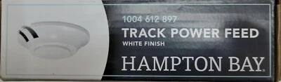 Hampton Bay Track Power feed White Finish 1004 612 897 Rated For Up To 2400W W5 - Image 1 of 3