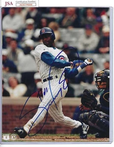 Sammy Sosa Chicago Cubs Baseball Autographed 8x10 Color Photo JSA COA - Picture 1 of 1