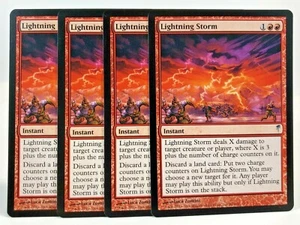 MTG Coldsnap Lightning Storm 4x quasi come nuovo - Foto 1 di 2