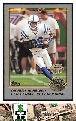 2001 Topps Topps Collection #289 Marvin Harrison - Indianapolis Colts - Image 1 of 2