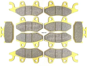 MC Front Rear Brake Pads Parking Brakes for Yamaha Rhino 700 YXR700 2008-2013 - Picture 1 of 4