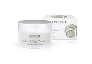 ARCAYA GERMAN CLEAR & PURE CREAM 100ML DAILY MOISTURIZER AUTHENTIC NEW - Picture 1 of 3