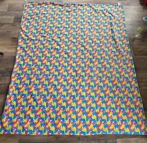 Peeps Ostern bunte Hasen & Küken Plüsch Überwurf Decke 48" x 59" gelb  - Bild 1 von 10