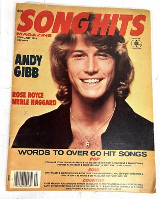 1978 Song Hits Magazine Andy Gibb Cover - Image 1 of 4
