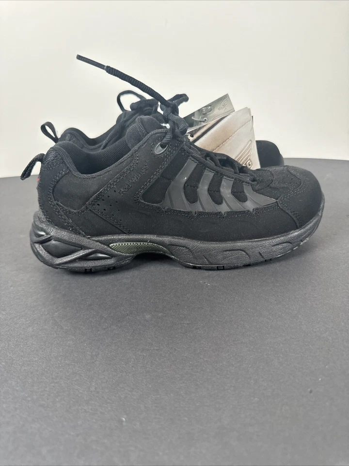 Red Wing 2351 Womens Black Suede Leather Steel Toe Work Shoe Oxford 9 B