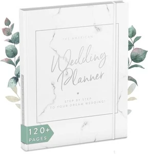 Wedding Planner for Bride Planning Book Organizer Bridal Binder Engagement Gift - Picture 1 of 6
