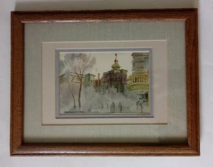 OriginalWatercolor Painting byRussian/Ukrainian ArtistYuri ALEXANDROCHKIN Framed - Picture 1 of 14