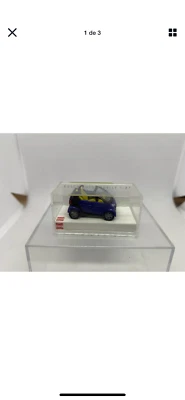 BUSCH 1:87 SMART CITY CABRIO BLU - Immagine 1 di 3