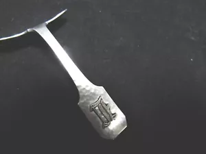 1909 Sterling Baby Pusher Shreve Norman gehämmertes Muster RAR! - Bild 1 von 7