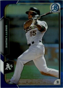 2015 Bowman Chrome Blue Refractors #103 Brett Lawrie /150 - NM-MT - Picture 1 of 2