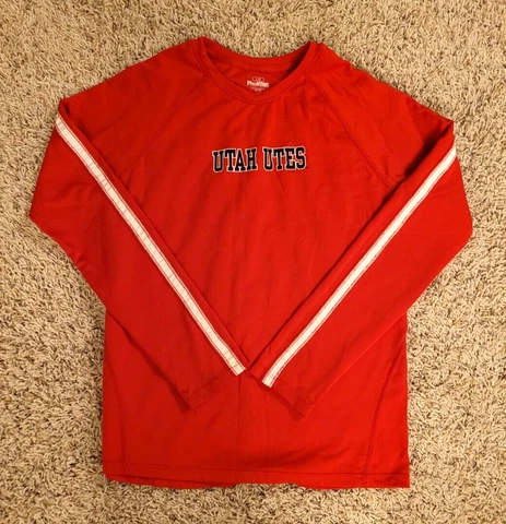 Womens Large Utah Utes red longsleeve athletic shirt Cover