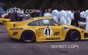 PORSCHE 935 K3 MALARDEAU KREMER ESCRUTINEERING LE MANS 1980 35MM FOTO DIAPOSITIVA - Imagen 1 de 3