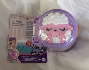 Polly Pocket Pyjama Party Sleepy Pets Compact Sheep-Mattel 4,25 Zoll - Bild 1 von 6