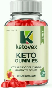 Ketovex Keto ACV Gummies for Appetite Control, Keto vex for Weight Loss 60ct - Picture 1 of 8
