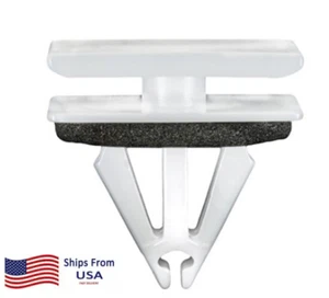50 Pcs Rocker Door Molding Clip With Sealer Fastener Clip For Ford W716352-S300 - Picture 1 of 3