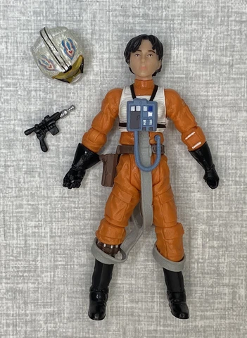 Star Clone Wars 3.75 Female Rebel Pilot DOROVIO BOLD figure LOOSE Legacy X Wing Cover